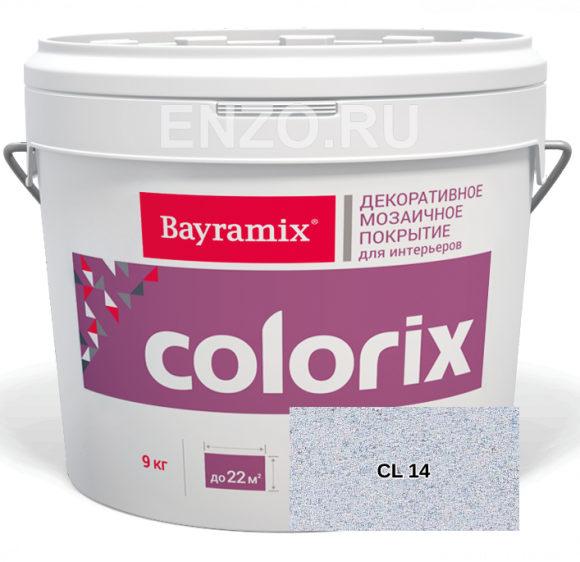 Bayramix Colorix Штукатурка декоративная Мозаичная, 9 кг.