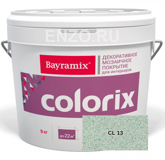 Bayramix Colorix Штукатурка декоративная Мозаичная, 9 кг.