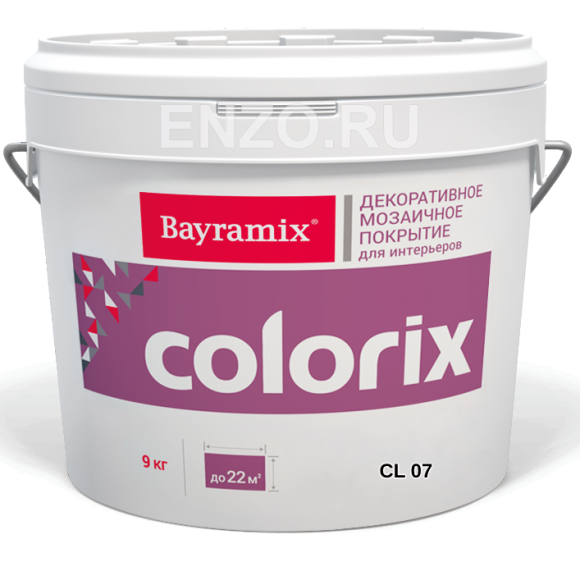 Bayramix Colorix Штукатурка декоративная Мозаичная, 9 кг.