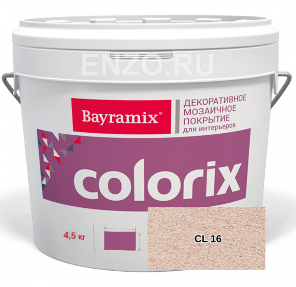 Bayramix Colorix Штукатурка декоративная Мозаичная, вес 4,5 кг.