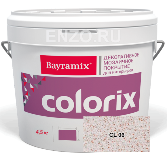Bayramix Colorix Штукатурка декоративная Мозаичная, вес 4,5 кг.