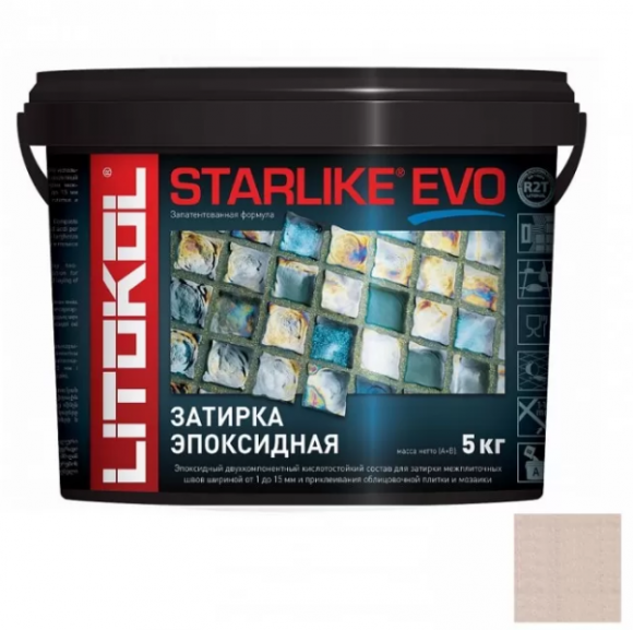 Litokol Starlike Evo Эпоксидная затирка 1-15 мм, 5 кг.