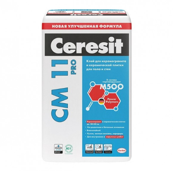 Ceresit CM 11 PRO Клей для плитки и керамогранита 25 кг.