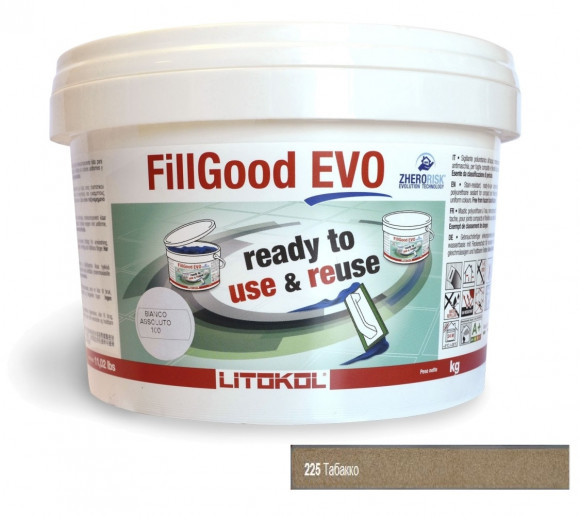 Litokol FillGood Evo Полиуретановая затирка для плитки 1-6 мм, 2 кг. Litokol FillGood Evo Полиуретановая затирка для плитки 1-6 мм, 2 кг.