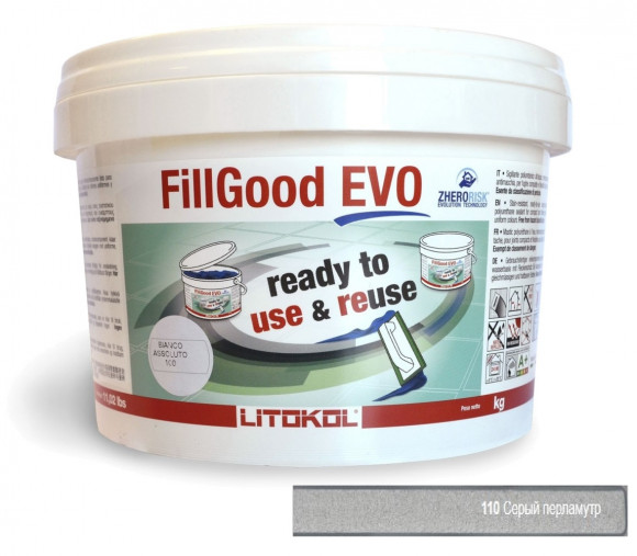 Litokol FillGood Evo Полиуретановая затирка для плитки 1-6 мм, 2 кг. Litokol FillGood Evo Полиуретановая затирка для плитки 1-6 мм, 2 кг.