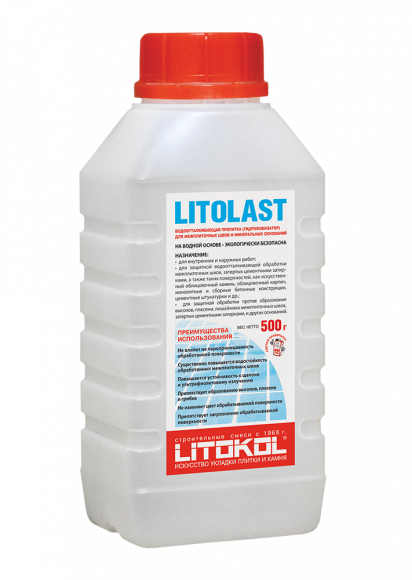 Litokol Litolast Водоотталкивающая пропитка, 0,5 л.