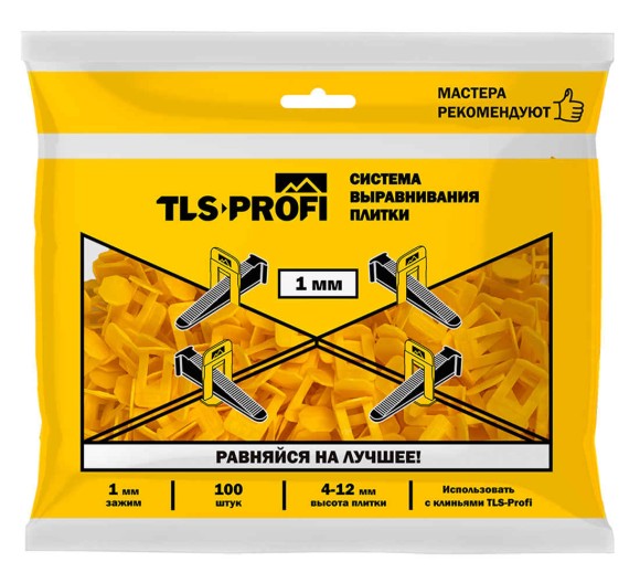 TLS Зажим для СВП 1 мм 100 шт TLS Зажим для СВП 1 мм 100 шт