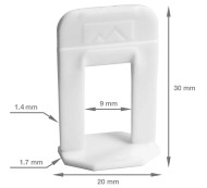 TLS-Profi Зажим для СВП 1,4 мм 500 шт. (TLSZA122022) TLS-Profi Зажим для СВП 1,4 мм 500 шт. (TLSZA122022)