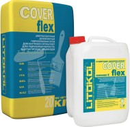 Litokol Coverflex Двухкомпонентная гидроизоляция А + В 30 кг.  Litokol Coverflex Двухкомпонентная гидроизоляция А + В 30 кг.