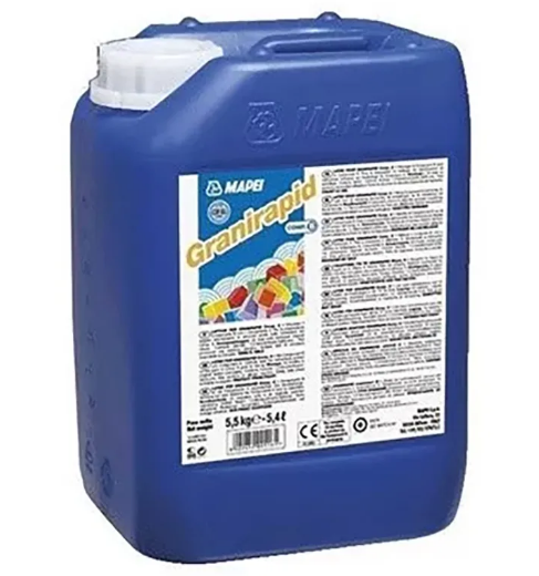 Mapei Granirapid Латексная добавка в клей для плитки, Компонент В, 5.5 л. Mapei Granirapid Латексная добавка в клей для плитки, Компонент В, 5.5 л.