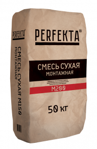 Perfekta Пескобетон М200 Смесь сухая монтажная, 50 кг. Perfekta Пескобетон М200 Смесь сухая монтажная, 50 кг.