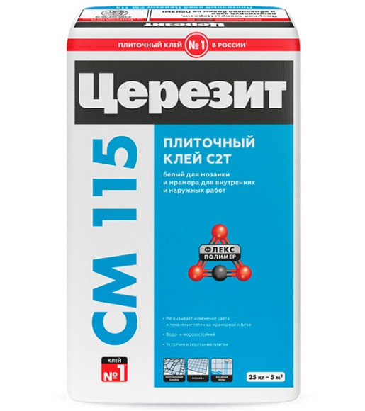 Ceresit CM 115 Клей для мозаики и мрамора Белый