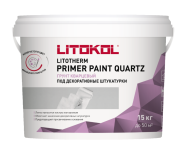 Litokol Litotherm Primer Paint Quartz Адгезионная грунтовка акриловая фасадная, Белый 15 кг.