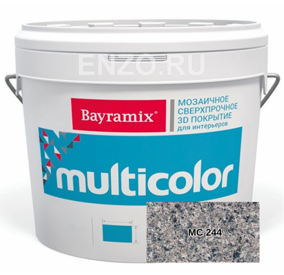 Bayramix Multicolor Штукатурка декоративная Мозаичная с объёмным 3D рисунком, 10 кг.