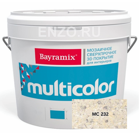 Bayramix Multicolor Штукатурка декоративная Мозаичная с объёмным 3D рисунком, 10 кг.