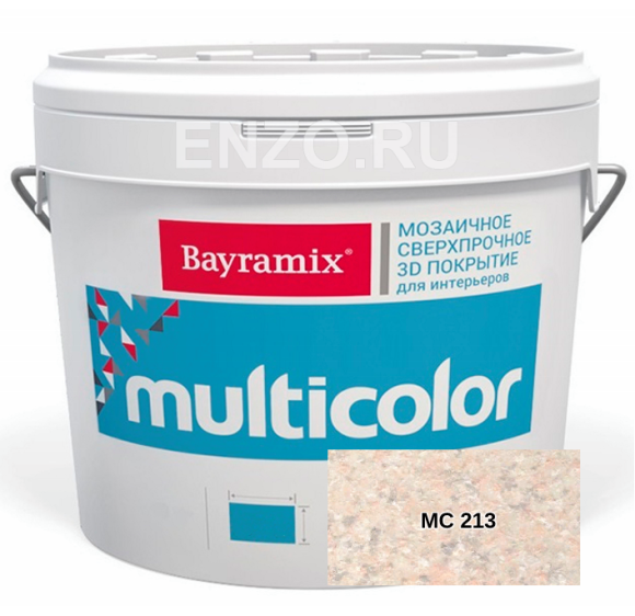 Bayramix Multicolor Штукатурка декоративная Мозаичная с объёмным 3D рисунком, 10 кг.