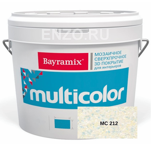 Bayramix Multicolor Штукатурка декоративная Мозаичная с объёмным 3D рисунком, 10 кг.