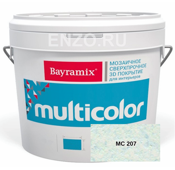 Bayramix Multicolor Штукатурка декоративная Мозаичная с объёмным 3D рисунком, 10 кг.