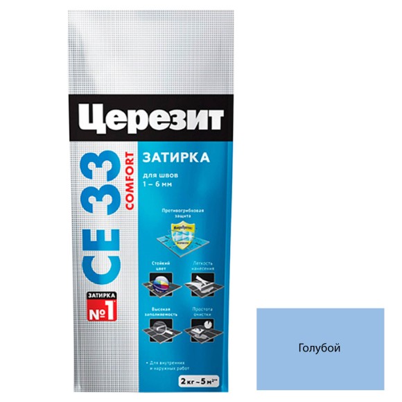 Ceresit CE 33 Цементная затирка для плитки 2 кг. Ceresit CE 33 Цементная затирка для плитки 2 кг.