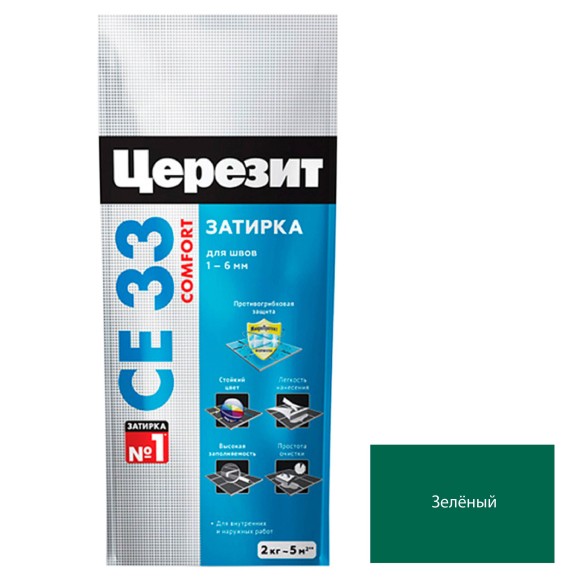 Ceresit CE 33 Цементная затирка для плитки 2 кг. Ceresit CE 33 Цементная затирка для плитки 2 кг.