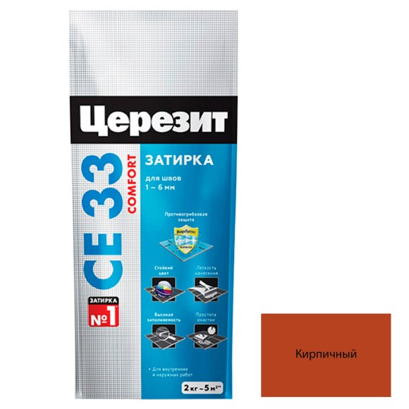 Ceresit CE 33 Цементная затирка для плитки 2 кг. Ceresit CE 33 Цементная затирка для плитки 2 кг.