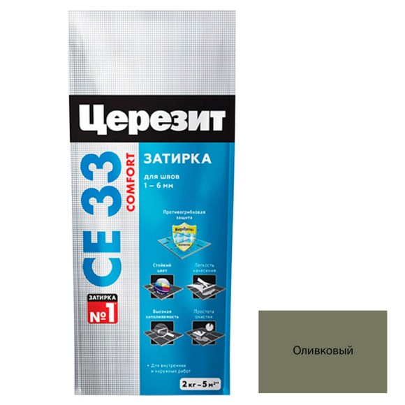 Ceresit CE 33 Цементная затирка для плитки 2 кг. Ceresit CE 33 Цементная затирка для плитки 2 кг.