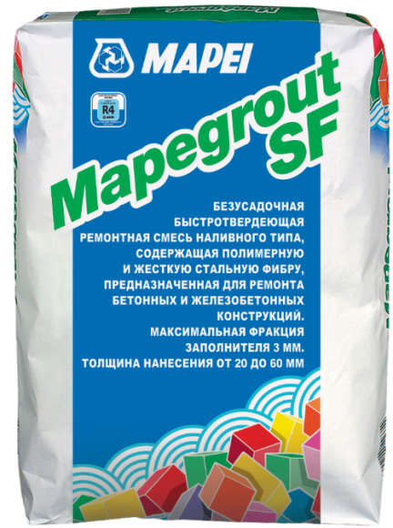 Mapei Mapegrout SF Ремонтная смесь для бетона 25 кг.