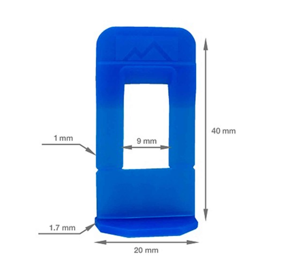 TLS-Profi Зажим 1 мм для гранитной и мраморной плиты TLS-Profi Зажим 1 мм для гранитной и мраморной плиты