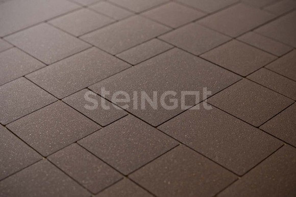 STEINGOT Бавария Темно-коричневая тротуарная плитка 60 мм. STEINGOT Бавария Темно-коричневая тротуарная плитка 60 мм.