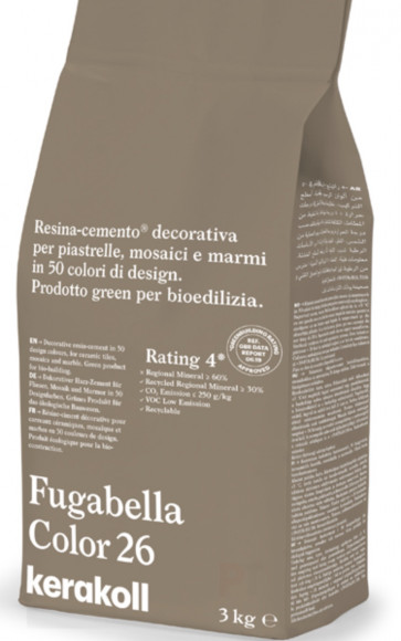 Kerakoll Fugabella Color Полимерцементная затирка 3 кг. Kerakoll Fugabella Color Полимерцементная затирка 3 кг.