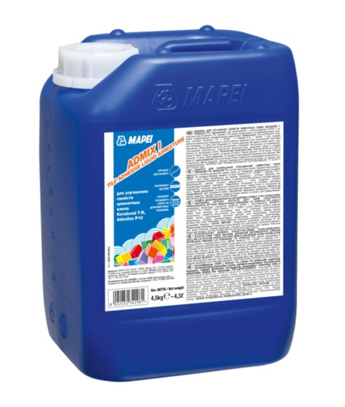Mapei Admix I (Isolastic)  Добавка латексная для цементных клеев 4,5 кг.