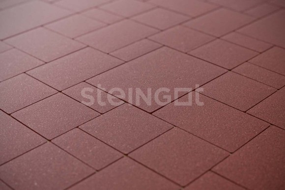 STEINGOT Бавария Темно-красная тротуарная плитка 60 мм. STEINGOT Бавария Темно-красная тротуарная плитка 60 мм.