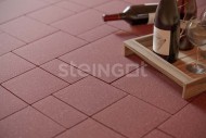 STEINGOT Бавария Темно-красная тротуарная плитка 60 мм.
