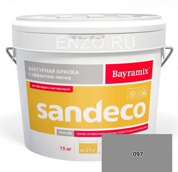 Bayramix Sandeco Краска фактурная с эффектом песка, 15 кг. Bayramix Sandeco Краска фактурная с эффектом песка, 15 кг.