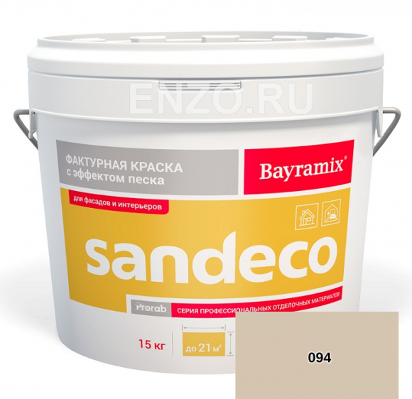 Bayramix Sandeco Краска фактурная с эффектом песка, 15 кг. Bayramix Sandeco Краска фактурная с эффектом песка, 15 кг.