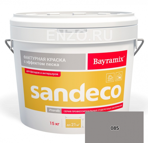 Bayramix Sandeco Краска фактурная с эффектом песка, 15 кг. Bayramix Sandeco Краска фактурная с эффектом песка, 15 кг.