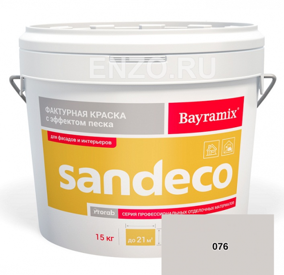 Bayramix Sandeco Краска фактурная с эффектом песка, 15 кг. Bayramix Sandeco Краска фактурная с эффектом песка, 15 кг.