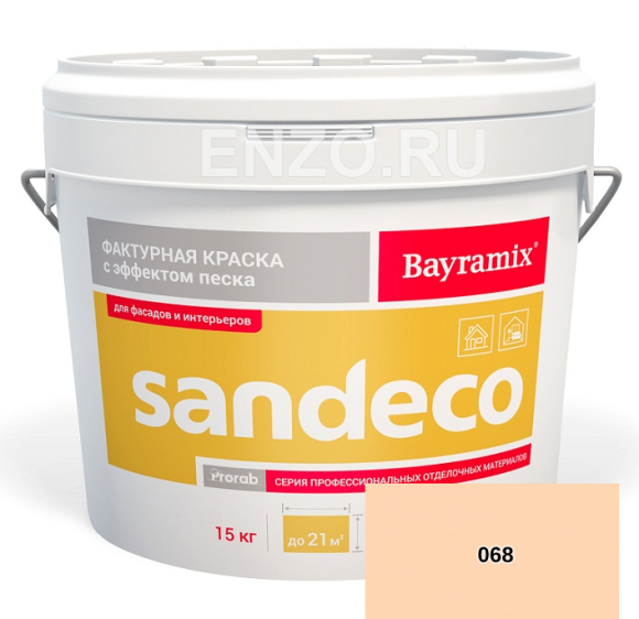 Bayramix Sandeco Краска фактурная с эффектом песка, 15 кг. Bayramix Sandeco Краска фактурная с эффектом песка, 15 кг.