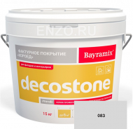 Bayramix Decostone Штукатурка декоративная Короед, зерно 2,5-3 мм 15 кг.