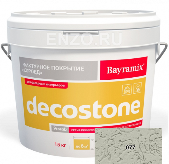 Bayramix Decostone Штукатурка декоративная Короед, зерно 2,5-3 мм 15 кг. Bayramix Decostone Штукатурка декоративная Короед, зерно 2,5-3 мм 15 кг.