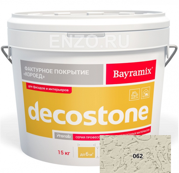 Bayramix Decostone Штукатурка декоративная Короед, зерно 2,5-3 мм 15 кг. Bayramix Decostone Штукатурка декоративная Короед, зерно 2,5-3 мм 15 кг.