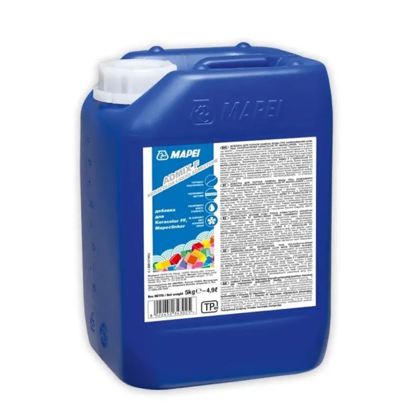 Mapei Admix F (Fugolastic) Полимерная добавка для цементной затирки 5 кг.