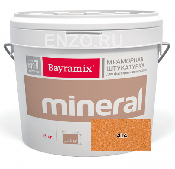 Bayramix Mineral Штукатурка декоративная Мозаичная, зерно 0,7-1,2 мм, 15 кг.