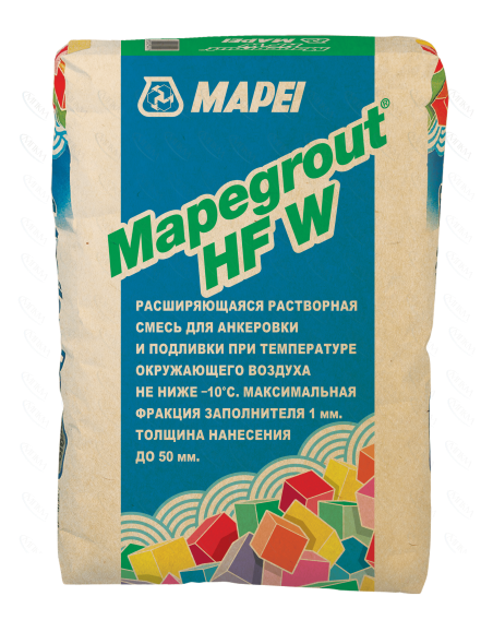 Mapei Mapegrout HF W Ремонтная смесь для бетона и анкеровки 25 кг.