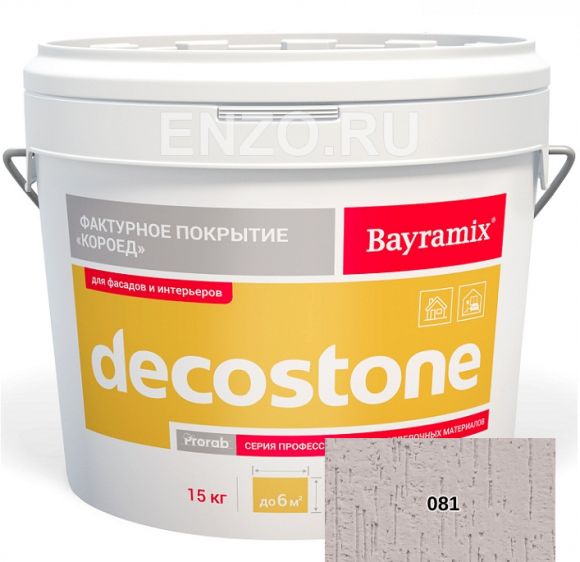 Bayramix Decostone Штукатурка декоративная Короед, зерно 1,2-2 мм 15 кг. Bayramix Decostone Штукатурка декоративная Короед, зерно 1,2-2 мм 15 кг.