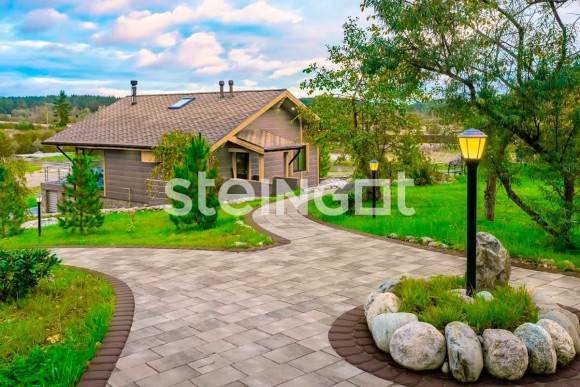 STEINGOT Классика круговая Темно-коричневая тротуарная плитка 60 мм. STEINGOT Классика круговая Темно-коричневая тротуарная плитка 60 мм.