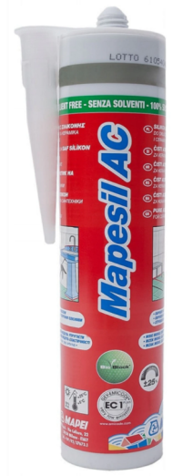 Mapei Mapesil AC Однокомпонентный силиконовый герметик 310 мл. Mapei Mapesil AC Однокомпонентный силиконовый герметик 310 мл.