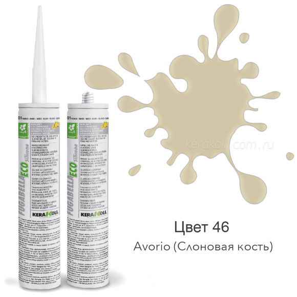 KERAKOLL FUGABELLA ECO Silicone 46 Avorio KERAKOLL FUGABELLA ECO Silicone 46 Avorio