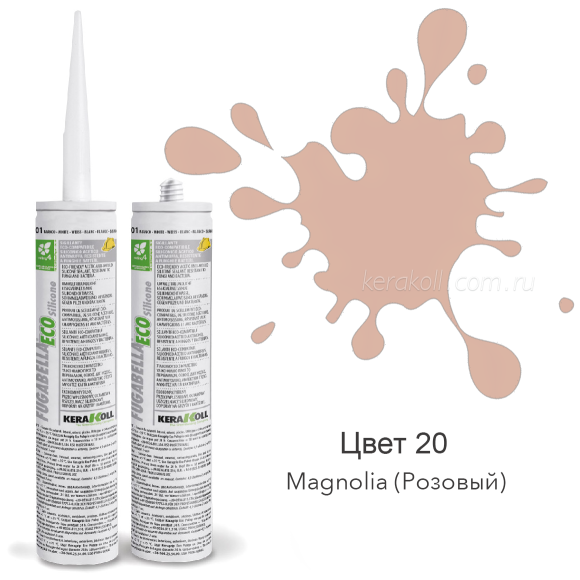 KERAKOLL FUGABELLA ECO Silicone 20 Magnolia KERAKOLL FUGABELLA ECO Silicone 20 Magnolia