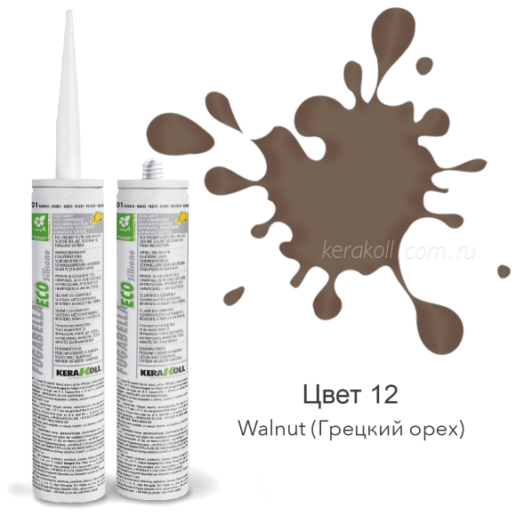 KERAKOLL FUGABELLA ECO Silicone 12 Walnut KERAKOLL FUGABELLA ECO Silicone 12 Walnut